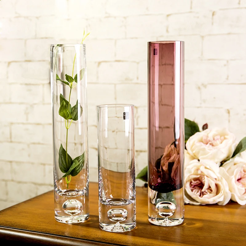 New Bottle Bottom Bubble Straight Transparent Glass Vase, Hydroponic Flower Arrangement, Crystal Vase, Home Decor, Tabletop
New Bottle Bottom Bubble Straight Transparent Glass Vase, Hydroponic Flower Arrangement, Crystal Vase, Home Decor, Tabletop