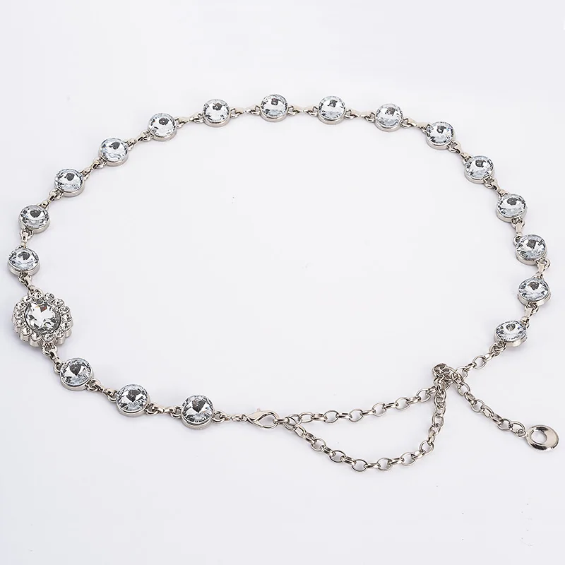 Hongmioo Elegant Rhinestone Belts Decoration Cummerbund Silver Chain Belts For Women Thin Waist Belts For Womens Flower Belt
Hongmioo Elegant Rhinestone Belts Decoration Cummerbund Silver Chain Belts For Women Thin Waist Belts For Womens Flower Belt