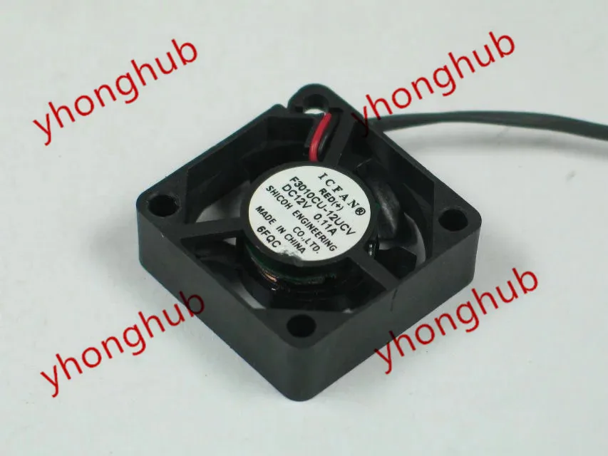 ICFAN F3010CU-12UCV DC 12V 0.11A 2-wire 30x30x10mm Server Cooling Fan
ICFAN F3010CU-12UCV DC 12V 0.11A 2-wire 30x30x10mm Server Cooling Fan