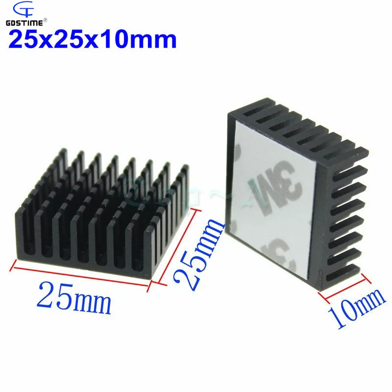 Gdstime 10 шт. 25x25x10 мм алюминиевый радиатор для чипа ЦП GPU VGA RAM IC светодиодный радиатор Радиатор Охлаждение 25 мм
Gdstime 10 шт. 25x25x10 мм алюминиевый радиатор для чипа ЦП GPU VGA RAM IC светодиодный радиатор Радиатор Охлаждение 25 мм