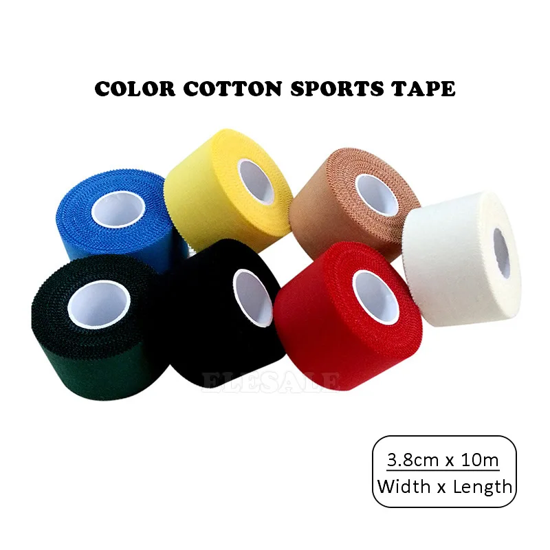 New 3.8cm/10m Color Cotton Cloth Tape Bandages Easy Tear Sports Tape Wound Dressing Home Travel First Aid Kit Supplies
New 3.8cm/10m Color Cotton Cloth Tape Bandages Easy Tear Sports Tape Wound Dressing Home Travel First Aid Kit Supplies