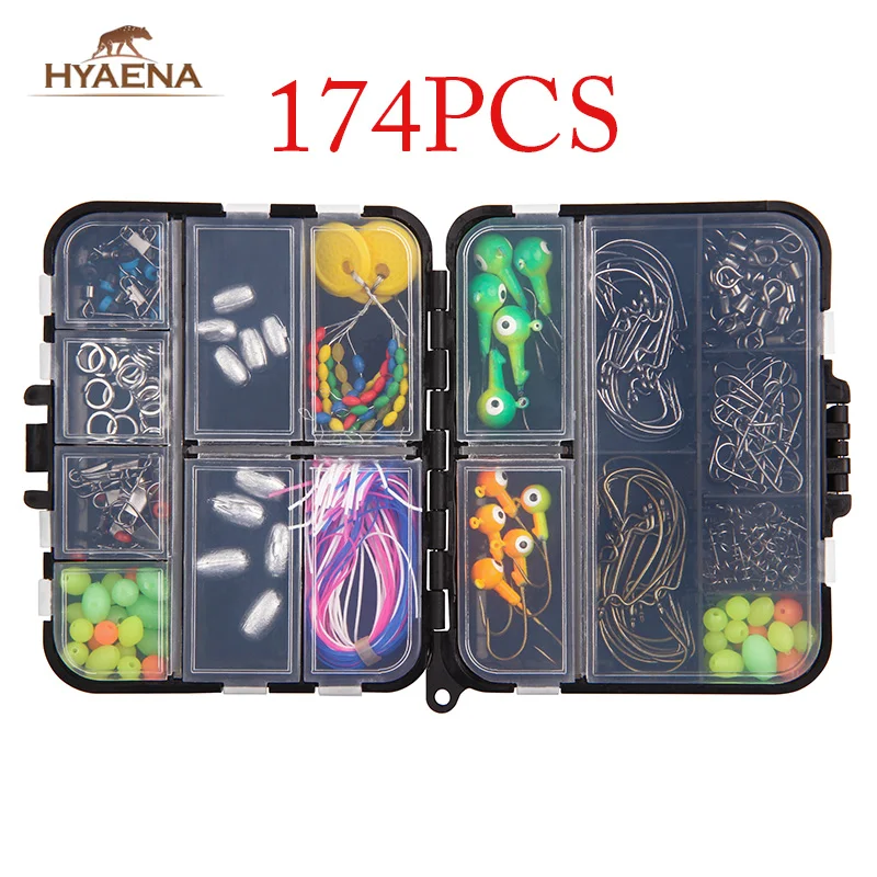 Hyaena 174 шт. коробка для рыболовных снастей с пружинным поворотным замком, поворотные Вертлюги, рыболовные снасти, свинцовые грузила
Hyaena 174 шт. коробка для рыболовных снастей с пружинным поворотным замком, поворотные Вертлюги, рыболовные снасти, свинцовые грузила
