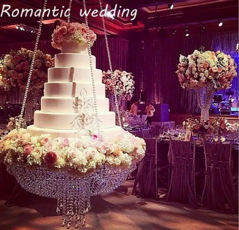 Luxury Crystal Hanging Cake Rack Wedding Cake Stand Transparent Crystal Beads Acrylic flower stand wedding Table Centerpiece
Luxury Crystal Hanging Cake Rack Wedding Cake Stand Transparent Crystal Beads Acrylic flower stand wedding Table Centerpiece