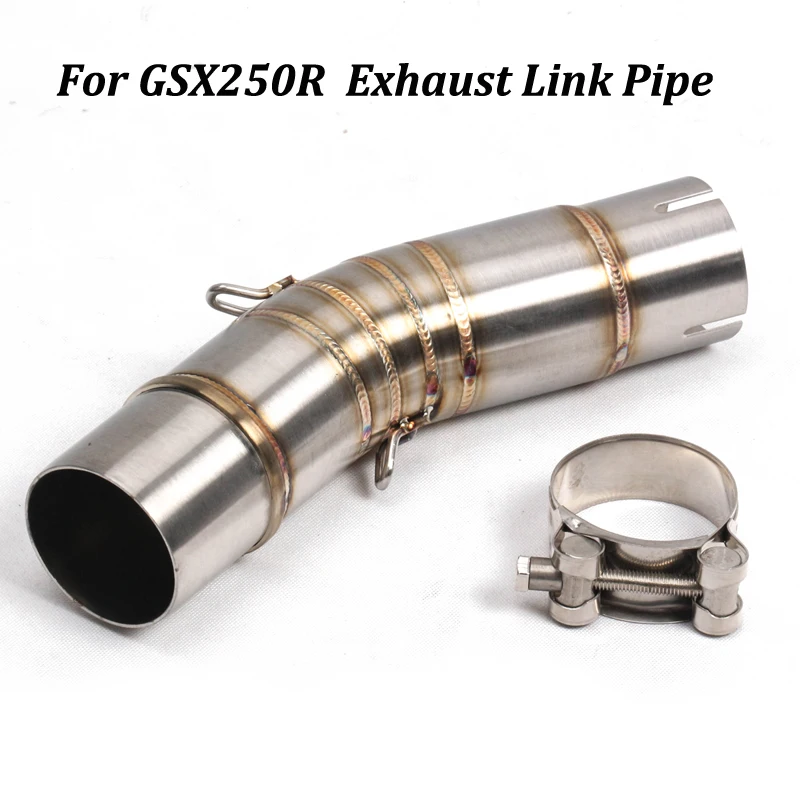 For Suzuki GSX250R Motorcycle Exhaust Muffler Modified Middle Connection Stainless Steel Link Pipe Slip On
For Suzuki GSX250R Motorcycle Exhaust Muffler Modified Middle Connection Stainless Steel Link Pipe Slip On