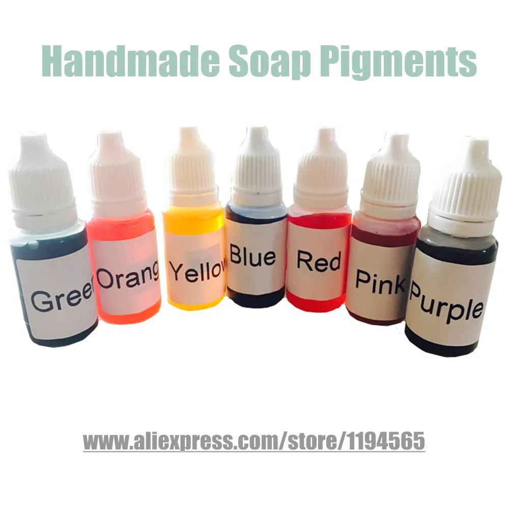 Handmade Soap DYE Pigments Colour 7 colors Liquid 10g*7 Pink Purple Red Special Pigments
Handmade Soap DYE Pigments Colour 7 colors Liquid 10g*7 Pink Purple Red Special Pigments