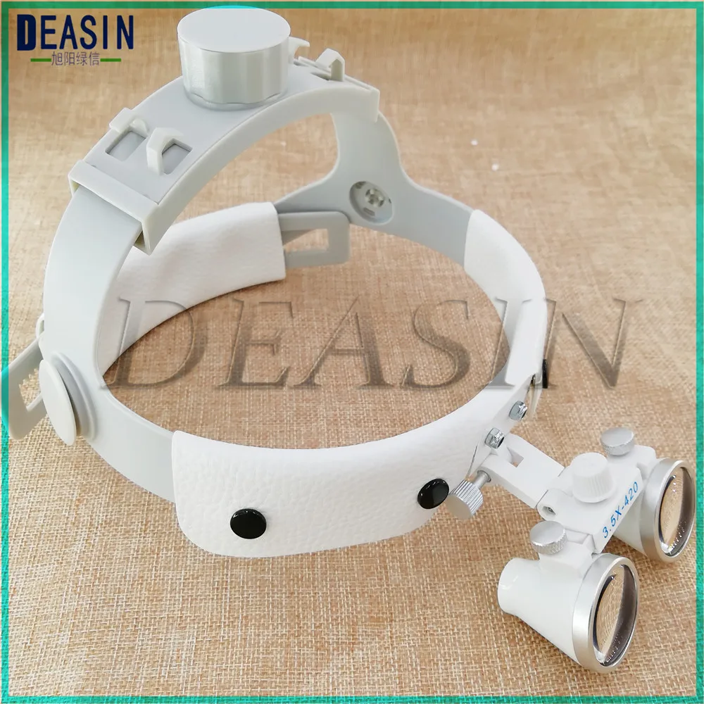 High quality Dental Surgical Binocular 3.5 X 420mm Leather Headband Loupe White
High quality Dental Surgical Binocular 3.5 X 420mm Leather Headband Loupe White