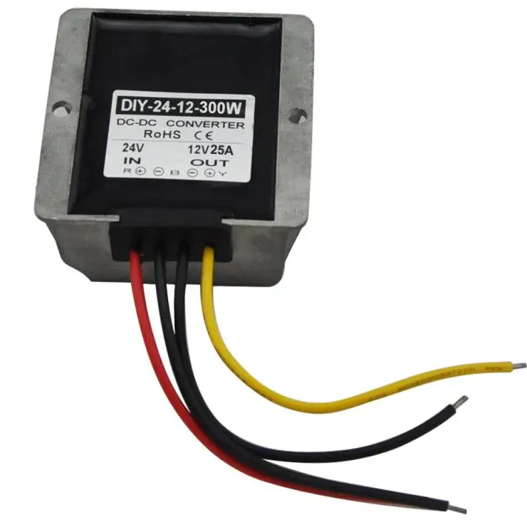 24V36V(15V-40V) Step Down To 12V 25A 300W Dc To Dc Power Converter Buck Module Car Power Adapter Voltage Regulator Waterproof
24V36V(15V-40V) Step Down To 12V 25A 300W Dc To Dc Power Converter Buck Module Car Power Adapter Voltage Regulator Waterproof