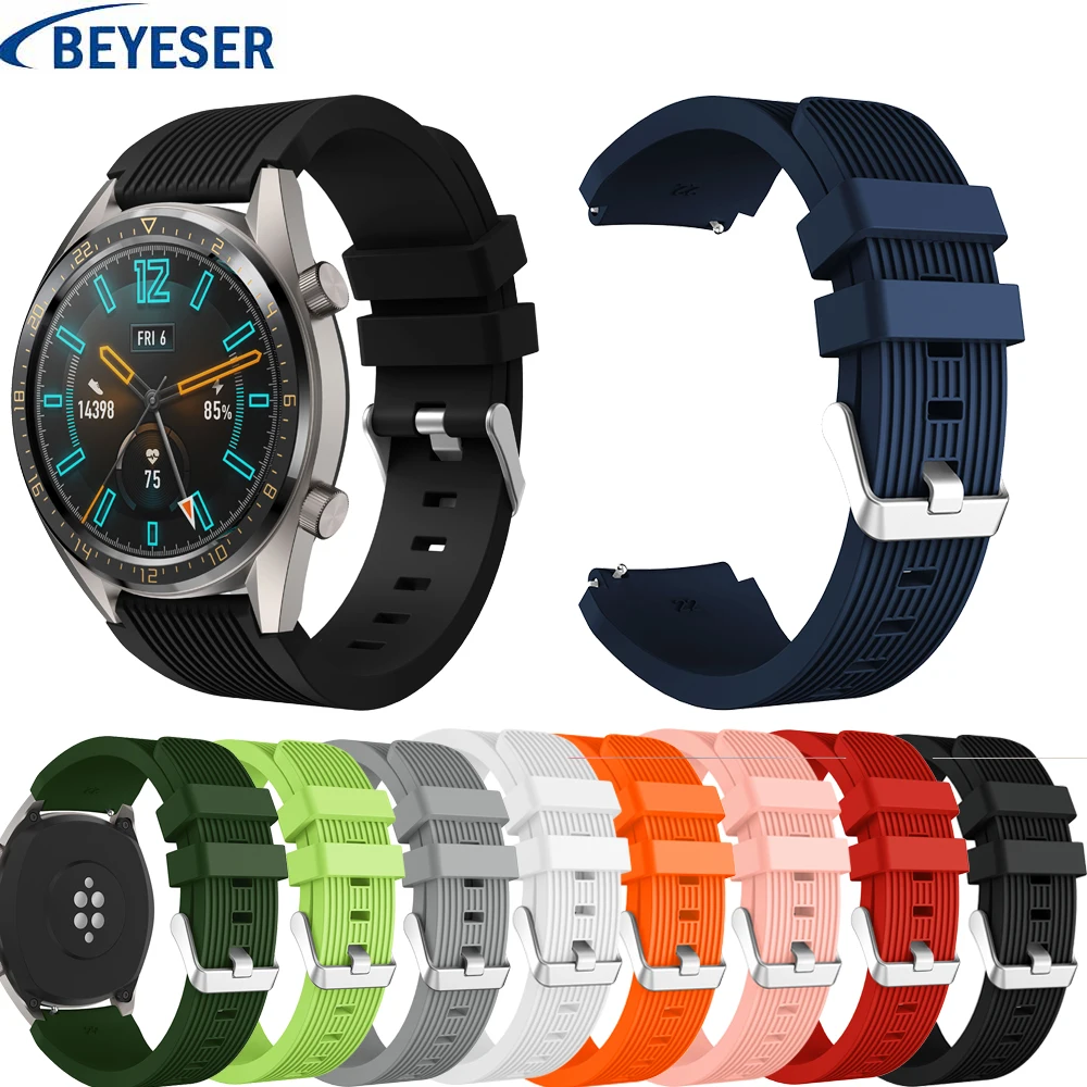 Rubber Wrist Strap for Huawei GT Silicone Watch Bands 22 mm for Samsung Gear S3 Classic/ Frontier Bracelet Wristband Watchstrap
Rubber Wrist Strap for Huawei GT Silicone Watch Bands 22 mm for Samsung Gear S3 Classic/ Frontier Bracelet Wristband Watchstrap
