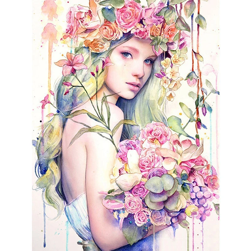 Diamond Mosaic Portrait 5D DIY Diamond Painting Flower Girl Picture Of Rhinestone Full Square Drill Diamond Embroidery WG1166
Diamond Mosaic Portrait 5D DIY Diamond Painting Flower Girl Picture Of Rhinestone Full Square Drill Diamond Embroidery WG1166