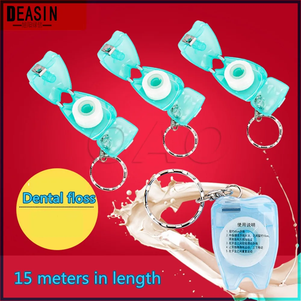 Customizable 15M Dental Floss Interdental Brush Disposable Teeth Stick Toothpicks Floss Stick Tooth Pick Oral Care Clean Tool
Customizable 15M Dental Floss Interdental Brush Disposable Teeth Stick Toothpicks Floss Stick Tooth Pick Oral Care Clean Tool
