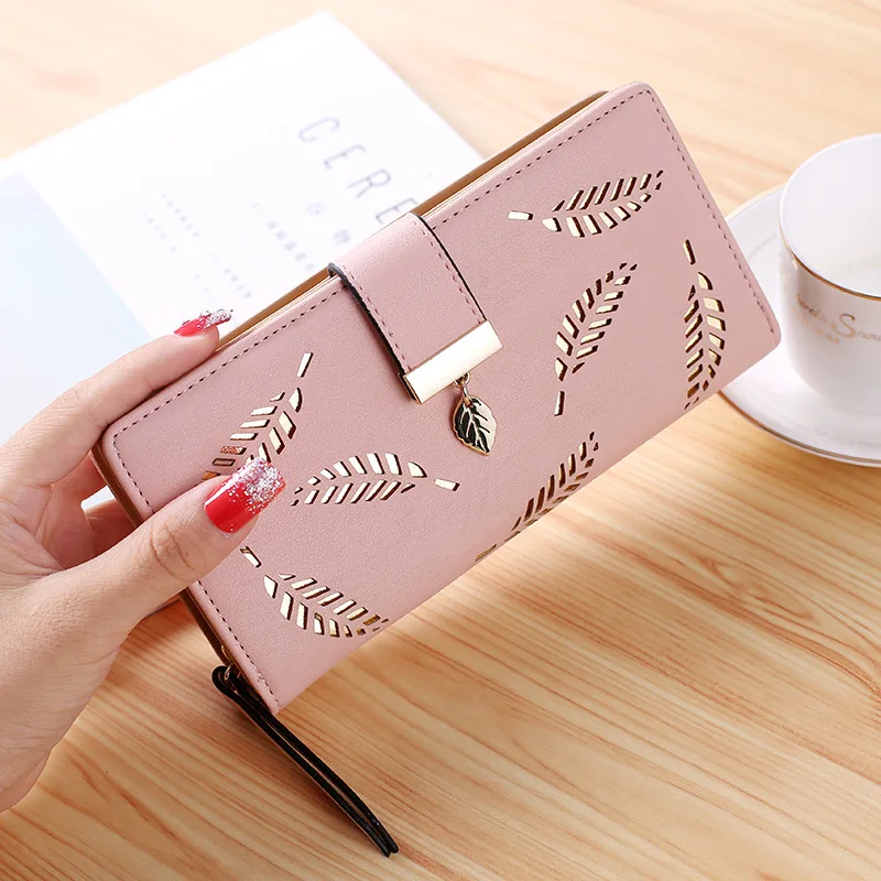 2019 New Women Wallets Hollow Gold Leaves Purse Female Long Women Wallet Coin Bag Card Holders Zipper Purse Ladies Cartera Mujer
2019 New Women Wallets Hollow Gold Leaves Purse Female Long Women Wallet Coin Bag Card Holders Zipper Purse Ladies Cartera Mujer