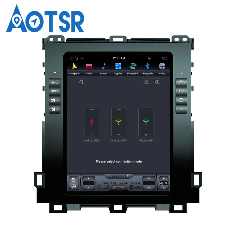 Android для Tesla Автомобильный GPS-навигатор для Toyota Land Cruiser Prado/Lexus GX470 02-09 головное устройство мультимедийное радио магнитофон
Android для Tesla Автомобильный GPS-навигатор для Toyota Land Cruiser Prado/Lexus GX470 02-09 головное устройство мультимедийное радио магнитофон