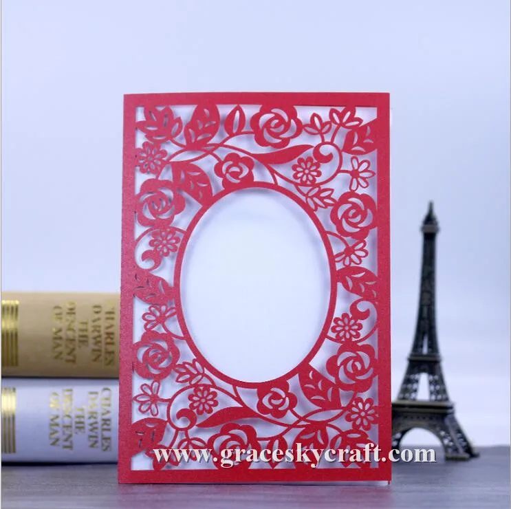 50Pcs 12*18cm Creative New Arrival Laser Cut Flowers Design Wedding Invitation Cards Decoration European style Party Supplies
50Pcs 12*18cm Creative New Arrival Laser Cut Flowers Design Wedding Invitation Cards Decoration European style Party Supplies