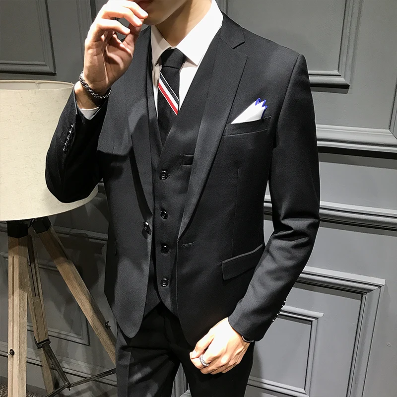2023 New Arrival Men Suits Groom Wear Male Wedding Tuxedo Slim Fit Formal Business Suit Mens Pieces (jacket + Trousers + Vest)
2023 New Arrival Men Suits Groom Wear Male Wedding Tuxedo Slim Fit Formal Business Suit Mens Pieces (jacket + Trousers + Vest)