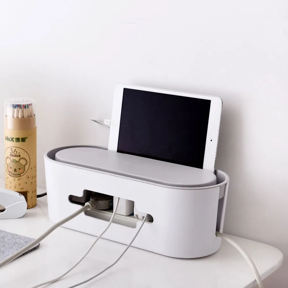 Creative Home Multi-purpose Socket Oganizer Fire ABS Plastic Desktop Network Cable Strip Wire Storage Box
Creative Home Multi-purpose Socket Oganizer Fire ABS Plastic Desktop Network Cable Strip Wire Storage Box