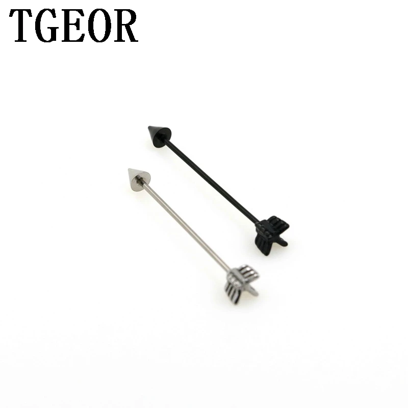 wholesale new arrival 100pcs surgical Stainless Steel 1.2*35*5/6mm spike arrow 16G industrial piercing earring free shipping
wholesale new arrival 100pcs surgical Stainless Steel 1.2*35*5/6mm spike arrow 16G industrial piercing earring free shipping