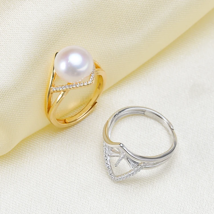 Classic Pearl Rings Holder S925 Sterling Silver Rings Settings Women DIY Rings Jewelry Components 3Pieces/Lot
Classic Pearl Rings Holder S925 Sterling Silver Rings Settings Women DIY Rings Jewelry Components 3Pieces/Lot