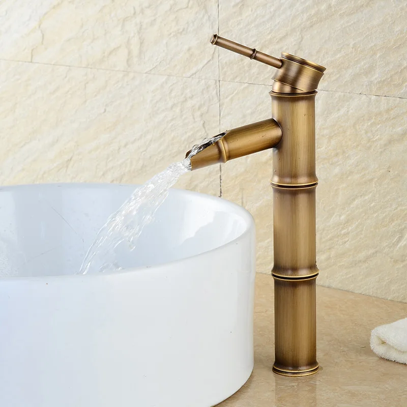 Full Copper Chinese Style Wash Basin Faucet Cold And Hot Single Hole Bamboo Antique Ancient Washroom Basin Bathroom Sink Faucets
Full Copper Chinese Style Wash Basin Faucet Cold And Hot Single Hole Bamboo Antique Ancient Washroom Basin Bathroom Sink Faucets