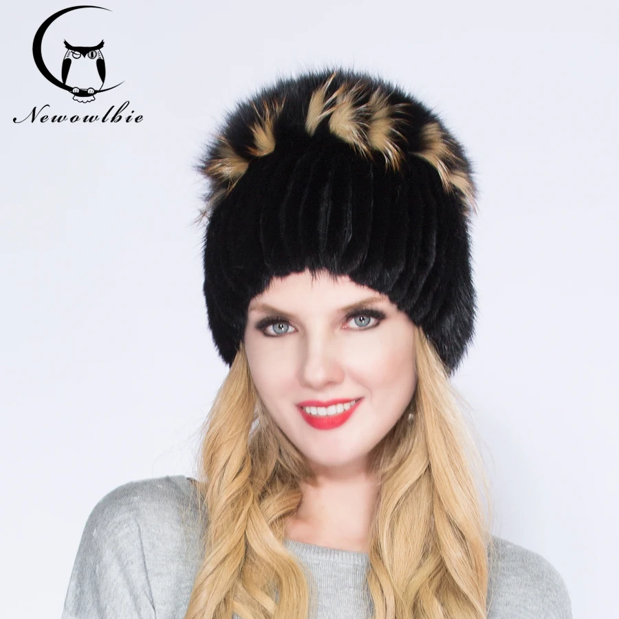 NEWOWLBIE Hot Selling Natural Mink Fur Hats For Women Fashion Fox Fur Warm Hat Latest High quality Winter Hat Match Clothing
NEWOWLBIE Hot Selling Natural Mink Fur Hats For Women Fashion Fox Fur Warm Hat Latest High quality Winter Hat Match Clothing