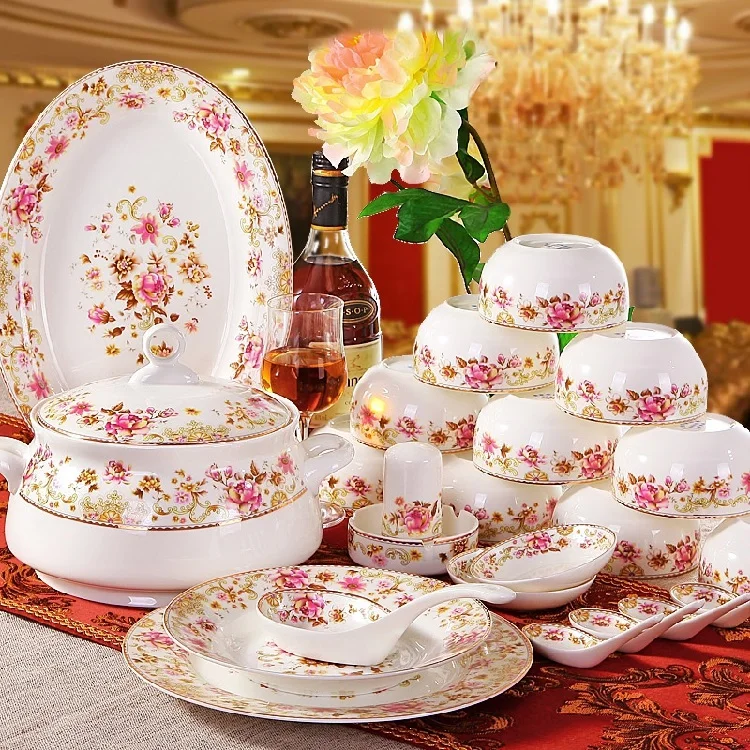Керамическая посуда guci Jingdezhen, фарфоровый набор из 56 предметов, китайский набор, подарки, фарфоровый брачный jantar coreano pratos de jantar de l
Керамическая посуда guci Jingdezhen, фарфоровый набор из 56 предметов, китайский набор, подарки, фарфоровый брачный jantar coreano pratos de jantar de l