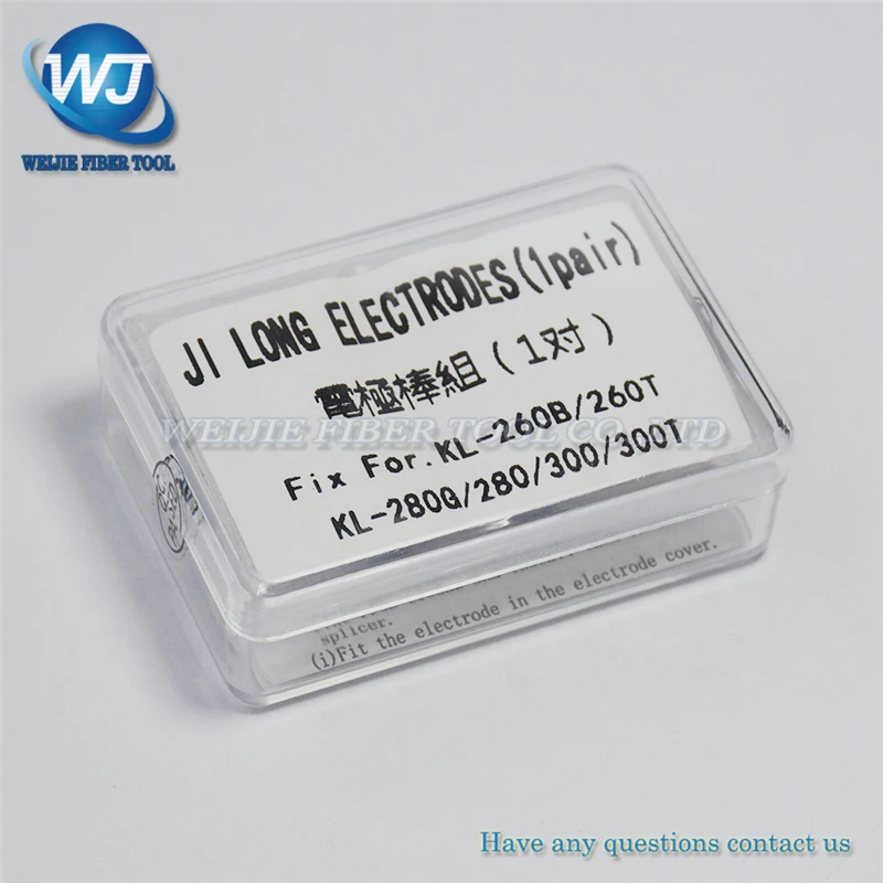 Free Shipping 1 Pair Electrodes for Jilong Fusion Splicer KL-280 KL-280G KL-280H KL-300 KL-300T KL-300F
Free Shipping 1 Pair Electrodes for Jilong Fusion Splicer KL-280 KL-280G KL-280H KL-300 KL-300T KL-300F