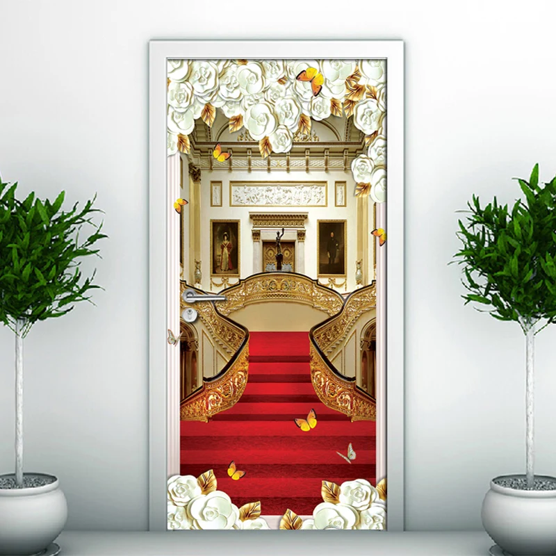 Европейские 3D-наклейки на дверь, фотообои «Красная дорожка», для лестниц, спальни, гостиной, водонепроницаемые, для декора дома, Papel De Parede
Европейские 3D-наклейки на дверь, фотообои «Красная дорожка», для лестниц, спальни, гостиной, водонепроницаемые, для декора дома, Papel De Parede