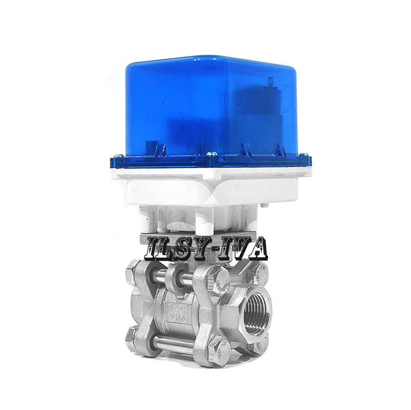 DN15,DN20,DN25 three piece type stainless steel AC12V/24V/220V electric ball valve
DN15,DN20,DN25 three piece type stainless steel AC12V/24V/220V electric ball valve