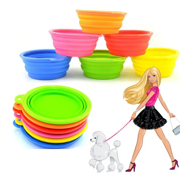 Wholesale 200pcs/lot silicone foldable pet cat dog bowl olding collapsible puppy doggy feeder water food container SN1468
Wholesale 200pcs/lot silicone foldable pet cat dog bowl olding collapsible puppy doggy feeder water food container SN1468