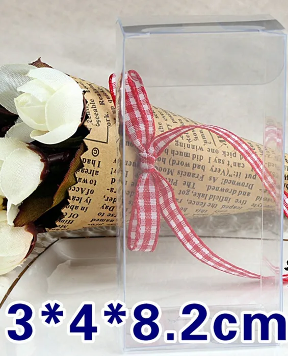 20pcs 3*4*8.2cm Wedding PVC Box Clear Gift Craft Cosmetic Display Box Small Jewelry Packing Holder Transparent Plastic Box
20pcs 3*4*8.2cm Wedding PVC Box Clear Gift Craft Cosmetic Display Box Small Jewelry Packing Holder Transparent Plastic Box