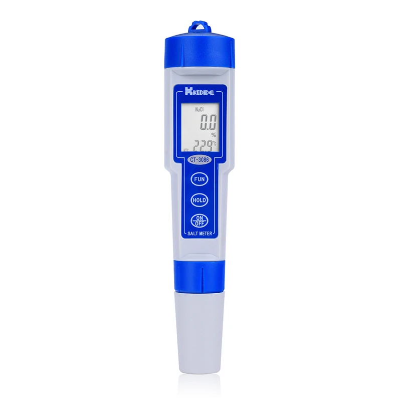 Portable Digital Salinity Tester Waterproof Salinometer Range 0-5.0 % &Temp Chemical Pharmaceutical Electronics Food Salt Meter
Portable Digital Salinity Tester Waterproof Salinometer Range 0-5.0 % &Temp Chemical Pharmaceutical Electronics Food Salt Meter