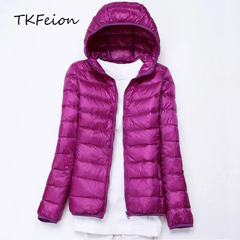 Womens Autumn Jacket Fashion Ultra-thin with Hat Ladies Slim Coats Stand Neck Plus Size 3XL 4XL 90% Duck Down Female Hooded Coat
Womens Autumn Jacket Fashion Ultra-thin with Hat Ladies Slim Coats Stand Neck Plus Size 3XL 4XL 90% Duck Down Female Hooded Coat