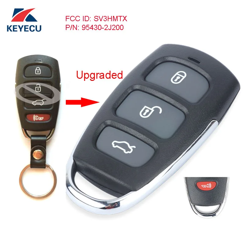KEYECU Replacement Remote Car Key Control Fob for KIA Borrego 2009-2011 FCC ID: SV3HMTX, P/N: 95430-2J200
KEYECU Replacement Remote Car Key Control Fob for KIA Borrego 2009-2011 FCC ID: SV3HMTX, P/N: 95430-2J200