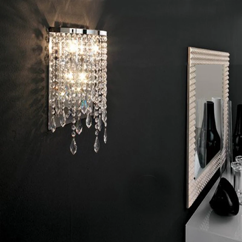 Mirror Front Corridor Hallway Crystal Wall Light Bedroom Modern Wall Lamp Living Room Hotel Gust Restaurant Nordic
Mirror Front Corridor Hallway Crystal Wall Light Bedroom Modern Wall Lamp Living Room Hotel Gust Restaurant Nordic