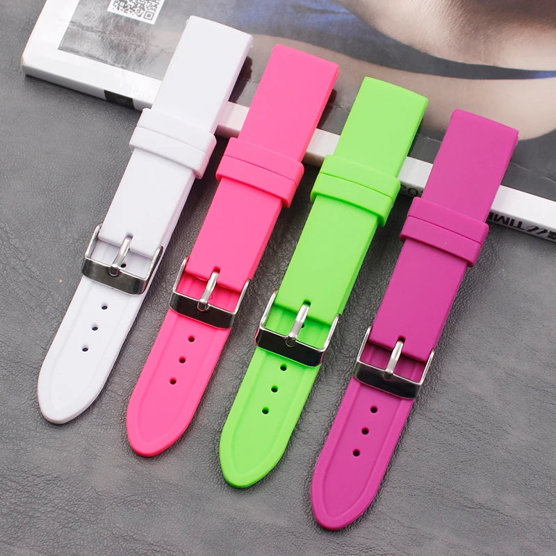 Watch accessories silicone strap men 20mm ladies casual soft sports waterproof natural rubber strap buckle
Watch accessories silicone strap men 20mm ladies casual soft sports waterproof natural rubber strap buckle