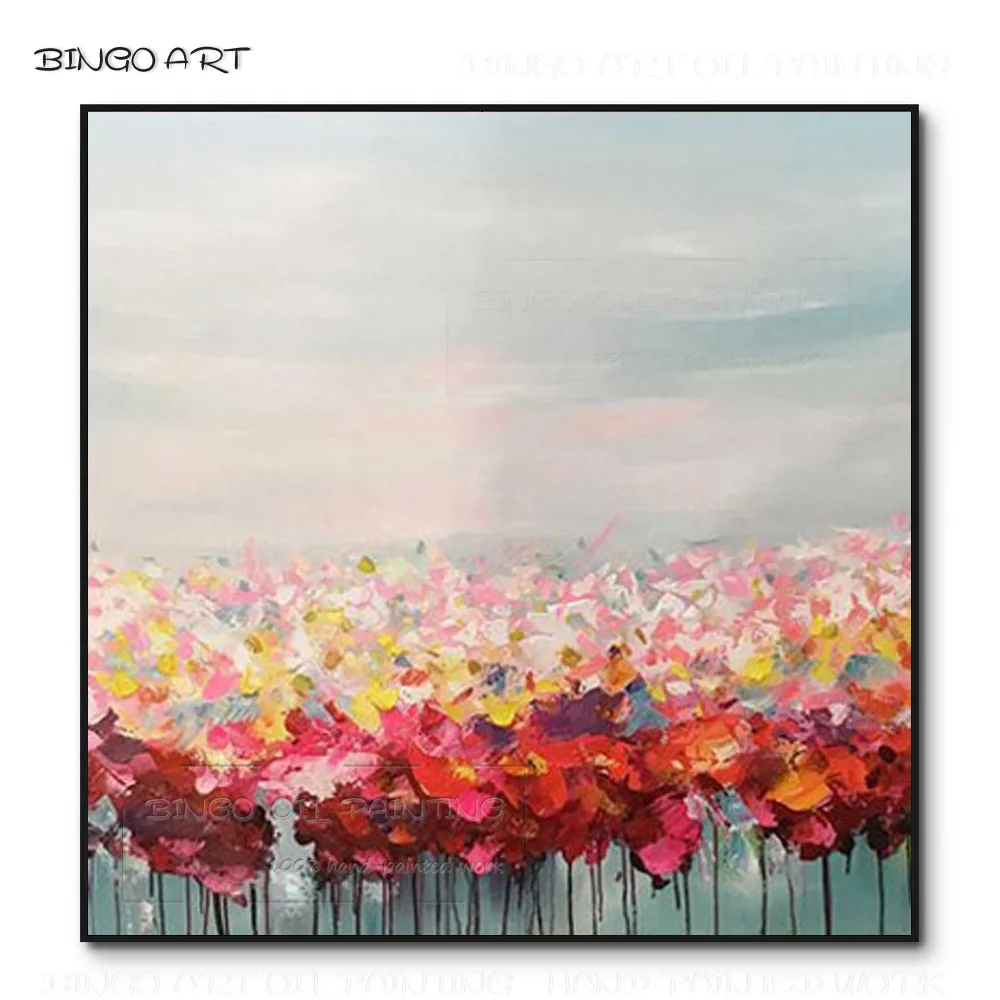 Pure Hand-painted Beauty Abstract Oil Painting on Canvas Handmade Colorful Abstract Knife Flower Painting for Living Room Decor
Pure Hand-painted Beauty Abstract Oil Painting on Canvas Handmade Colorful Abstract Knife Flower Painting for Living Room Decor
