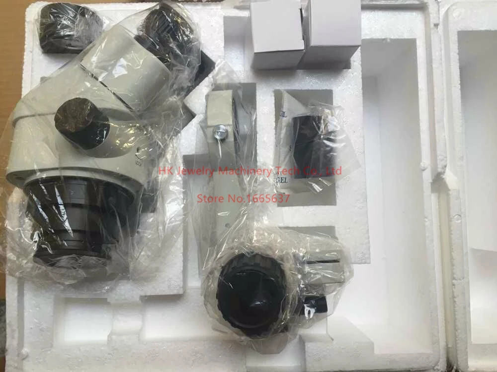 Jewelry Tools 7X-45X Zoom Stereo Microscope Binocular Head WF10x eyepiece 1pair rubber eye guards 1 pair
Jewelry Tools 7X-45X Zoom Stereo Microscope Binocular Head WF10x eyepiece 1pair rubber eye guards 1 pair