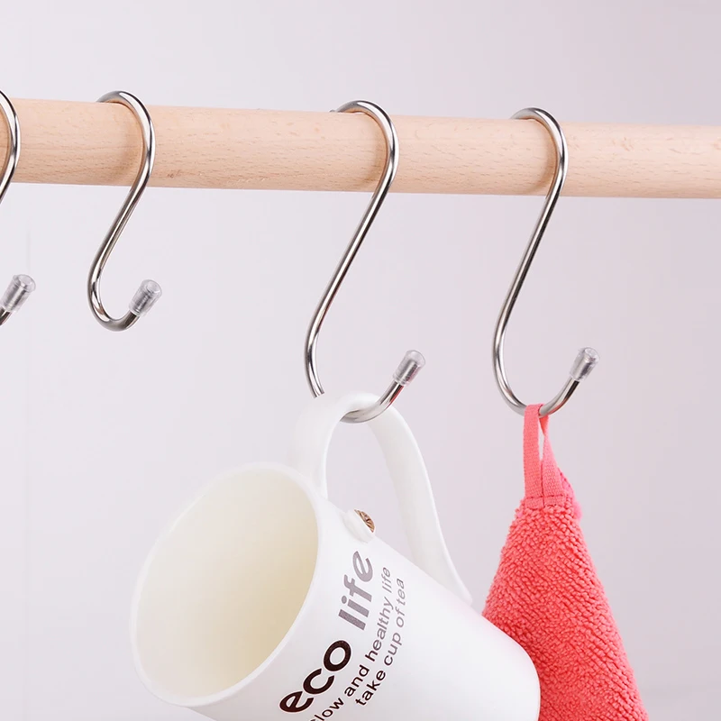 4pcs/lot StainlessSteel Hooks Metal Hanger S Hook Small Size Multi-function S Bag Hook
4pcs/lot StainlessSteel Hooks Metal Hanger S Hook Small Size Multi-function S Bag Hook