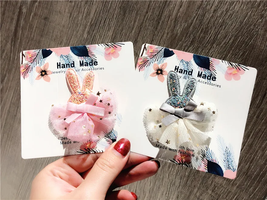 Boutique 10pcs Fashion Cute Glitter Rabbit Hairpins Solid Bunny Lace Skirt Hair Clips Princess Easter Headwear Hair Accessories
Boutique 10pcs Fashion Cute Glitter Rabbit Hairpins Solid Bunny Lace Skirt Hair Clips Princess Easter Headwear Hair Accessories