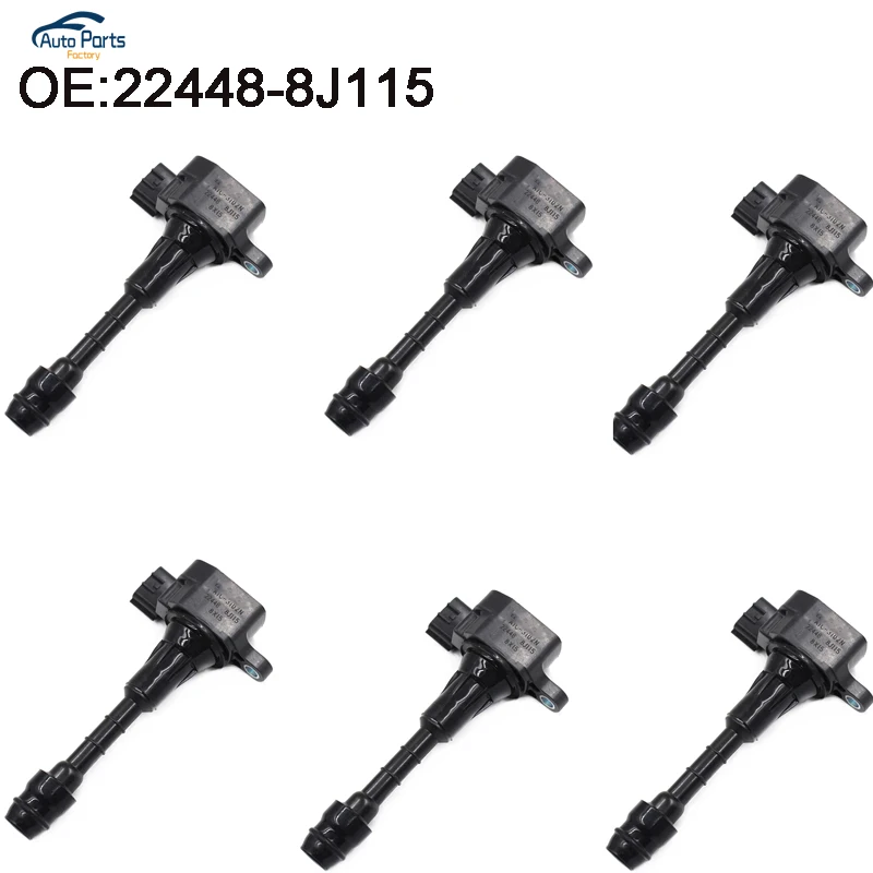 6 PCS Ignition Coil For Nissan Maxima Murano Pathfinder Quest Xterra Infiniti I35 QX4 02 03 04 05 06 07 22448-8J115 224488J115
6 PCS Ignition Coil For Nissan Maxima Murano Pathfinder Quest Xterra Infiniti I35 QX4 02 03 04 05 06 07 22448-8J115 224488J115