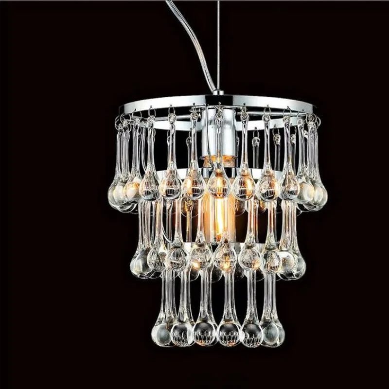 3 Tiers Crystal Bedroom Balcony Pendant Light Crystal Glass Water Drops Living Dining Room Corridor Pendant Fixture Lighting
3 Tiers Crystal Bedroom Balcony Pendant Light Crystal Glass Water Drops Living Dining Room Corridor Pendant Fixture Lighting