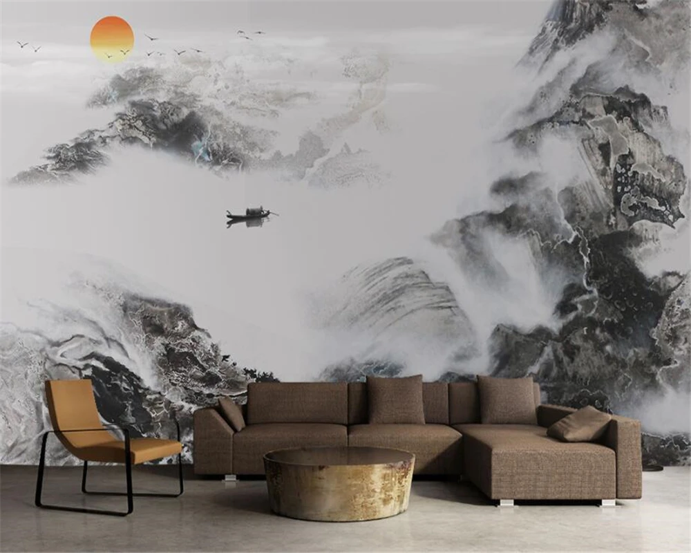 Beibehang Custom Wallpaper Home Decorative Mural New Chinese Ink Painting Landscape Sofa Wall Background Wall mural 3d wallpaper
Beibehang Custom Wallpaper Home Decorative Mural New Chinese Ink Painting Landscape Sofa Wall Background Wall mural 3d wallpaper