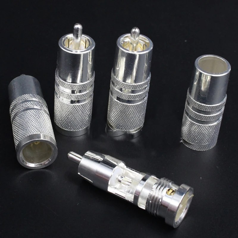 Hi-End 4 шт. штекеры SRCA RCA, Штекерный соединительный кабель, электрическая штепсельная вилка 10 мм для Hi-Fi аудиокабеля RCA
Hi-End 4 шт. штекеры SRCA RCA, Штекерный соединительный кабель, электрическая штепсельная вилка 10 мм для Hi-Fi аудиокабеля RCA