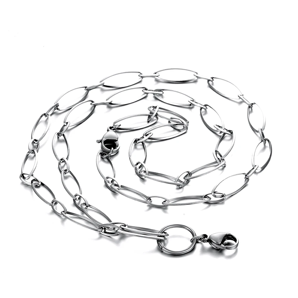 30'' large Stainless steel expensive manual solder flat cable chain for pendant necklace men woman
30'' large Stainless steel expensive manual solder flat cable chain for pendant necklace men woman