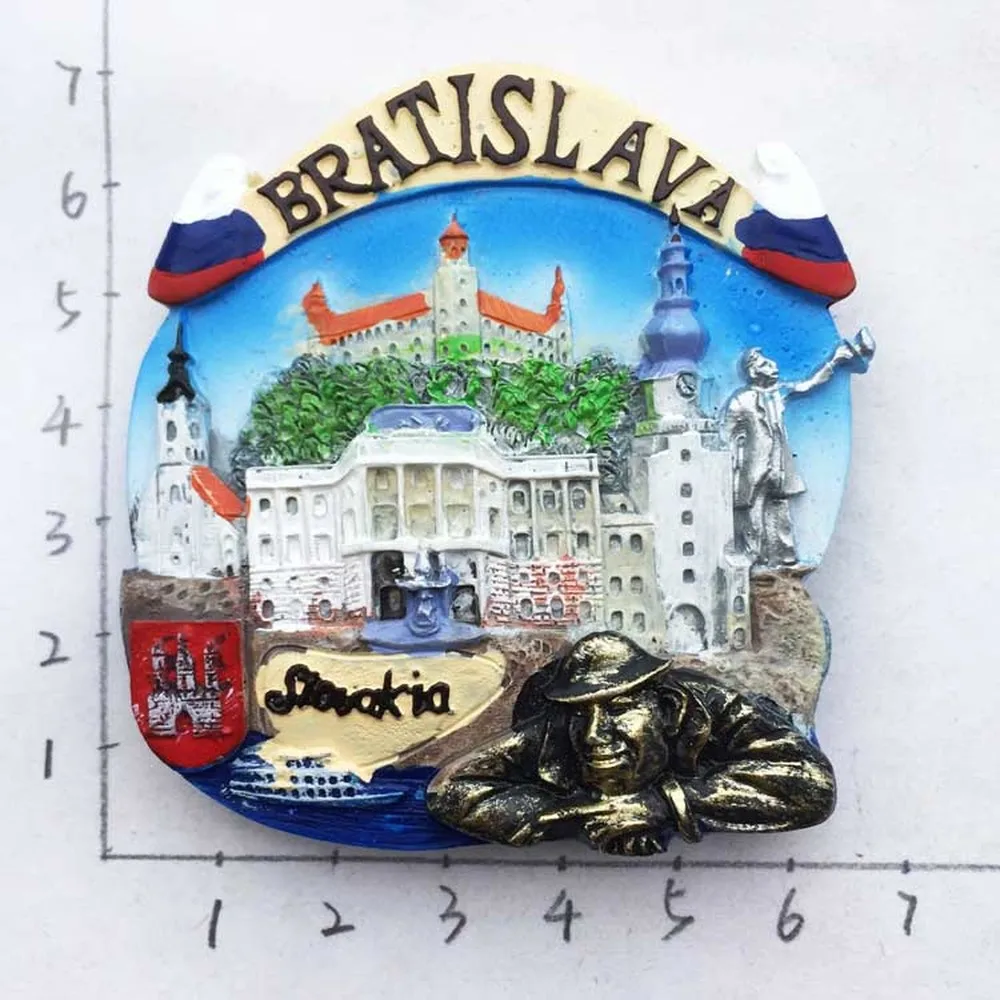 BABELEMI Resin 3D Slovakia Bratislava Travel Tourist Souvenirs Refrigerator Magnets Fridge Magnet Home Decor
BABELEMI Resin 3D Slovakia Bratislava Travel Tourist Souvenirs Refrigerator Magnets Fridge Magnet Home Decor