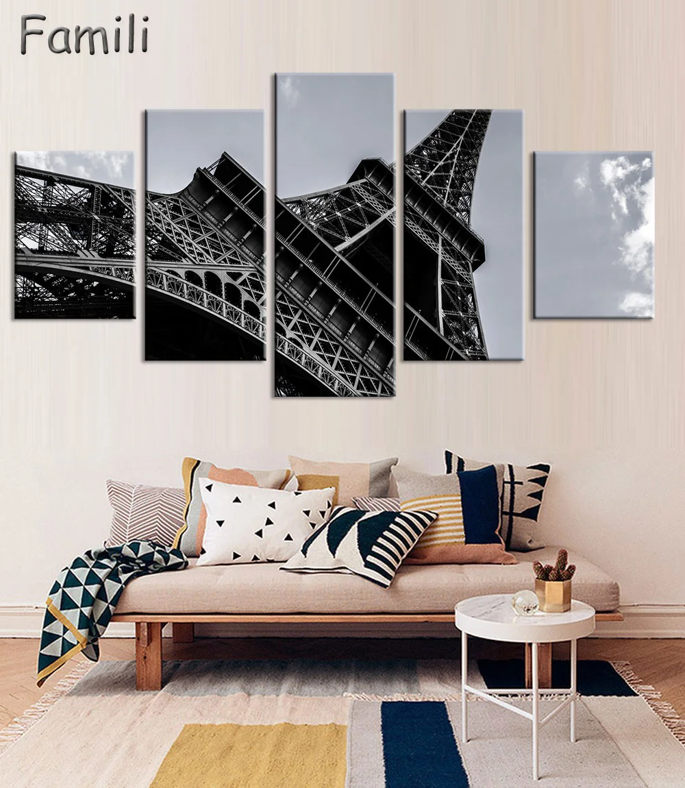 5Pcs/set Fashion Eiffel Tower Canvas Painting Cuadros Decoration Picture Wall Pictures For Living Room Modern Paintings
5Pcs/set Fashion Eiffel Tower Canvas Painting Cuadros Decoration Picture Wall Pictures For Living Room Modern Paintings