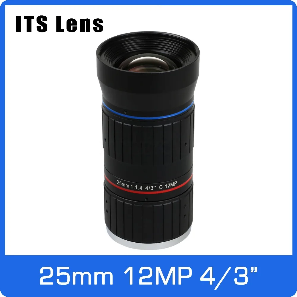 4/3 inch 12MP ITS Ultra 4K Lens 25mm Starlight F1.4 C Mount For Electronic Police or Traffic Camera
4/3 inch 12MP ITS Ultra 4K Lens 25mm Starlight F1.4 C Mount For Electronic Police or Traffic Camera
