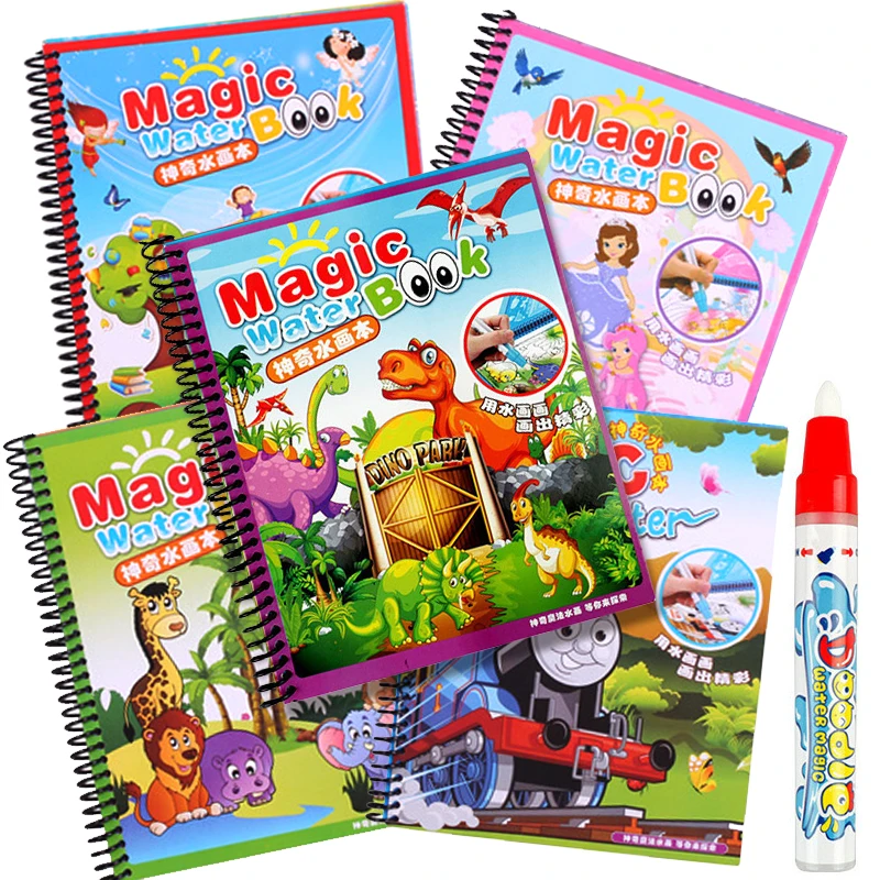 New hot 1pcs Magic Water Book Send By Random Coloring Books For Children Adult Relieve Stress Kill Time Painting Drawing Book
New hot 1pcs Magic Water Book Send By Random Coloring Books For Children Adult Relieve Stress Kill Time Painting Drawing Book