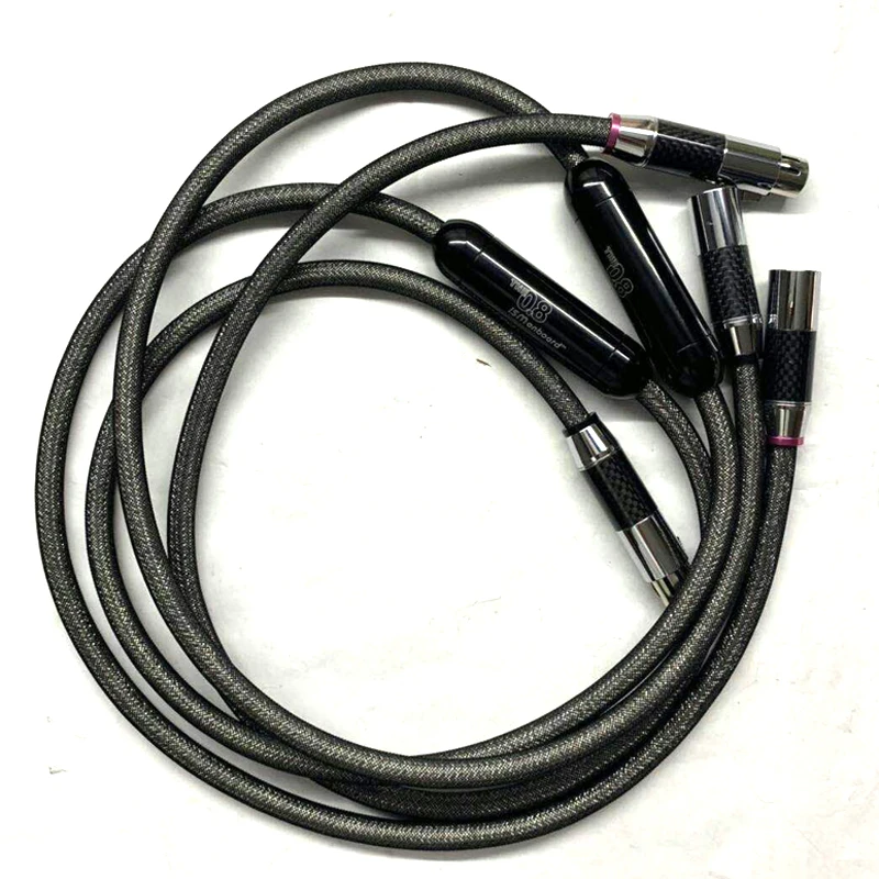 Hifi audio CD DVD player Amplifier Speaker ISM the 0.8 XLR balance interconnect cable with carbon fiber silver plated connector
Hifi audio CD DVD player Amplifier Speaker ISM the 0.8 XLR balance interconnect cable with carbon fiber silver plated connector