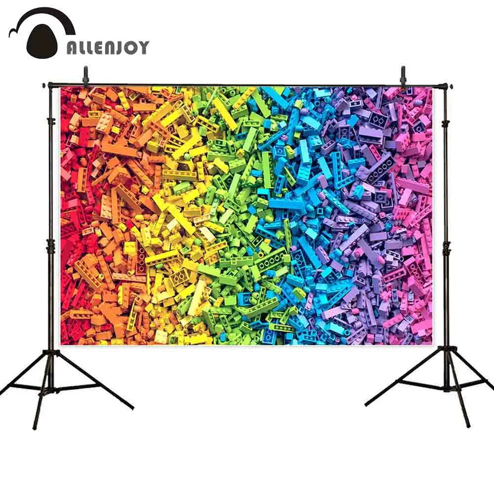 Allenjoy photophone Rainbow colorful plastic toys brick Model Building block child birthday party photography photo background
Allenjoy photophone Rainbow colorful plastic toys brick Model Building block child birthday party photography photo background