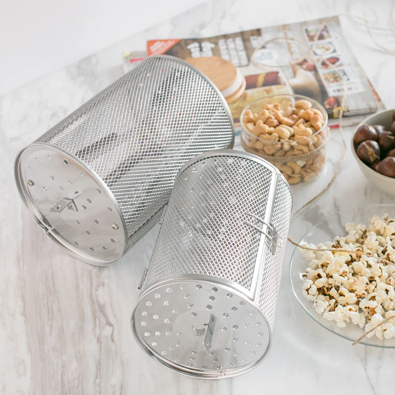 Roast Cage Oven Grilled Basket Rotary Oven Mesh Barbecue Roasted Coffee Bean Nut Walnut Roaster Baking Stainless Steel Tool 1pcs
Roast Cage Oven Grilled Basket Rotary Oven Mesh Barbecue Roasted Coffee Bean Nut Walnut Roaster Baking Stainless Steel Tool 1pcs